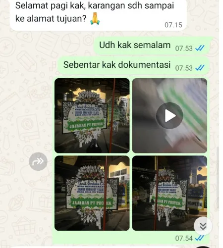 Pengiriman Papan Bunga Selamat Welahan