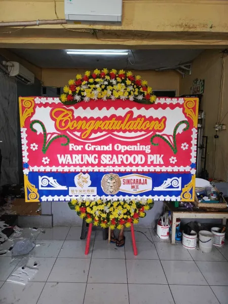 Papan Bunga Ucapan Selamat Welahan